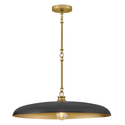 Leila Industrial Rustic Bronze Cone Shade Pendant Light