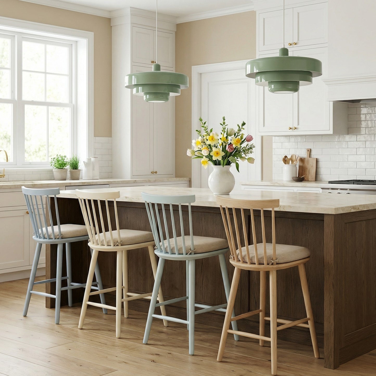 Modern Scandinavian Multi‑Layer Colorful Pendant Light
