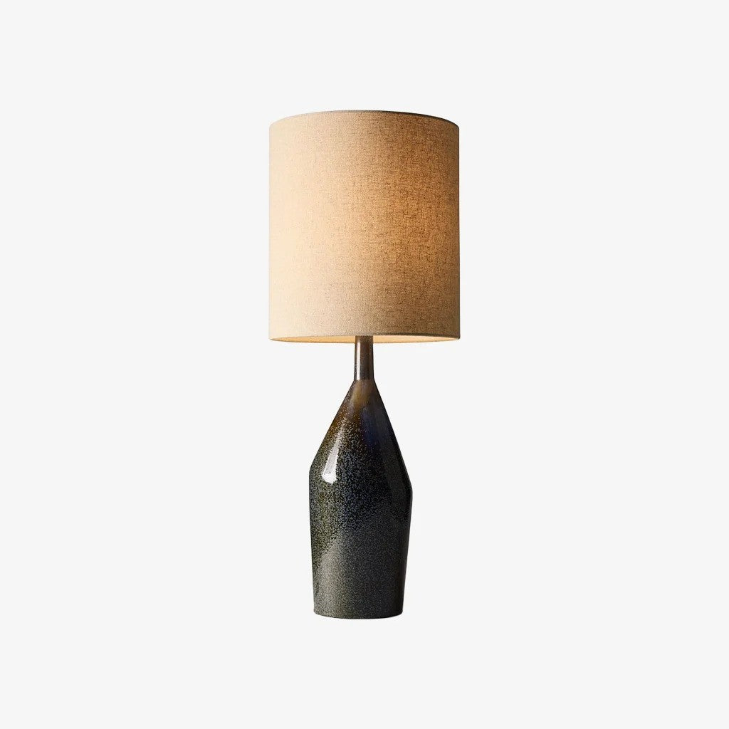 Daphne Vintage Ceramic Linen Shade Table Lamp