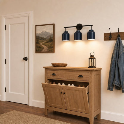 Drilon Modern 3-Light Milk Glass Bathroom Sconce
