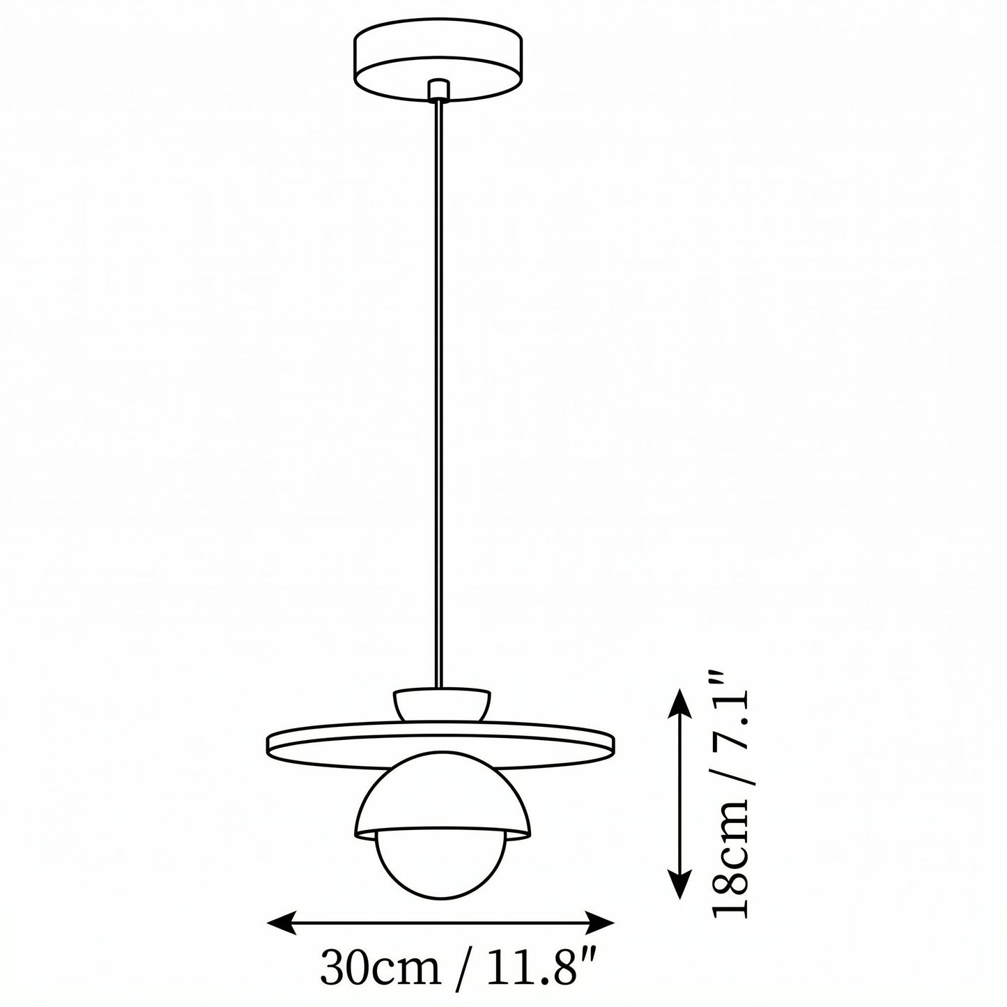 Dagan Wabi-Sabi Travertine Wood Globe Pendant Lamp