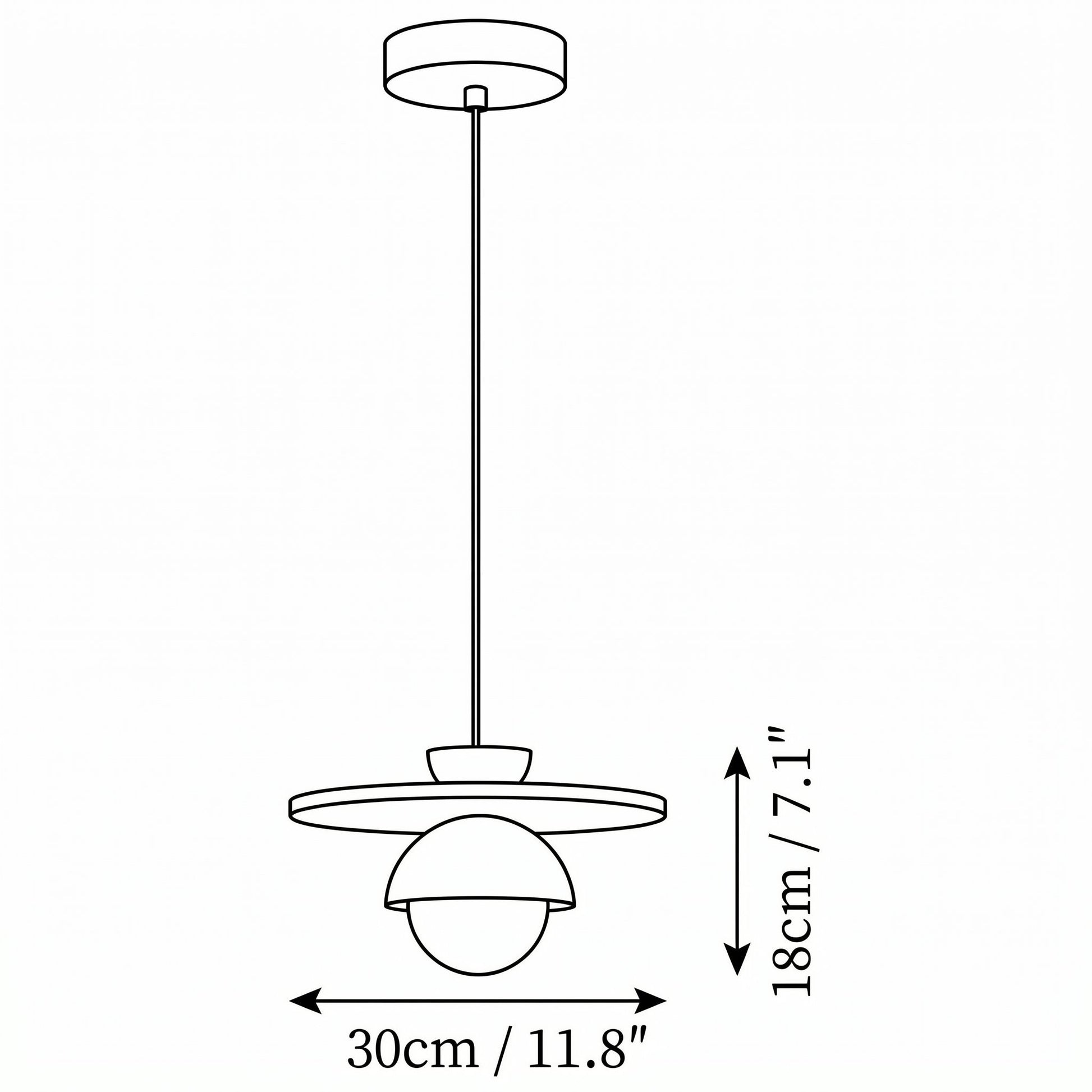 Dagan Wabi-Sabi Travertine Wood Globe Pendant Lamp