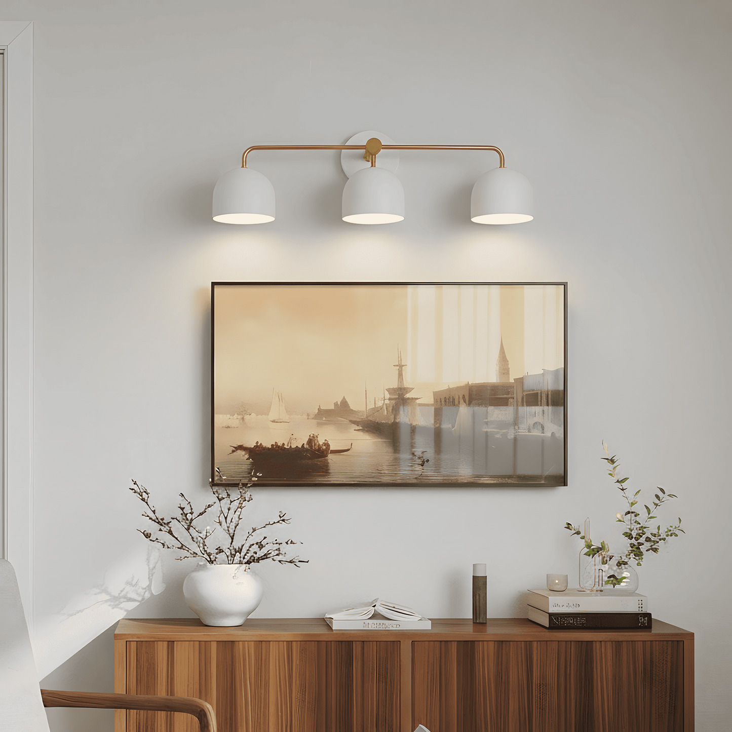 Astair Nordic Metal Multicolored Vanity Sconce