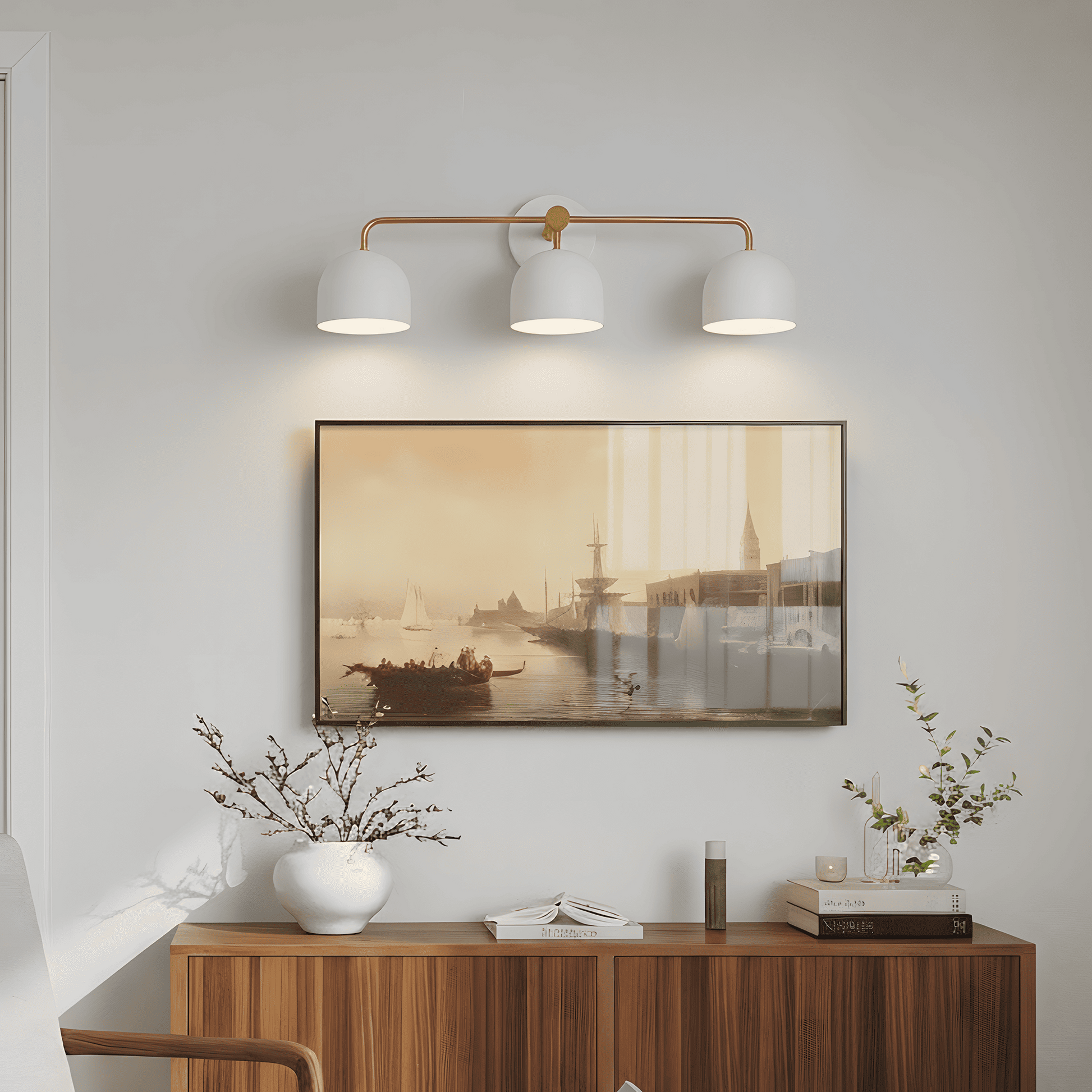 Astair Nordic Metal Multicolored Vanity Sconce