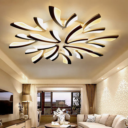 Sariel Led Dimmable Acrylic V Shape Ceiling Light