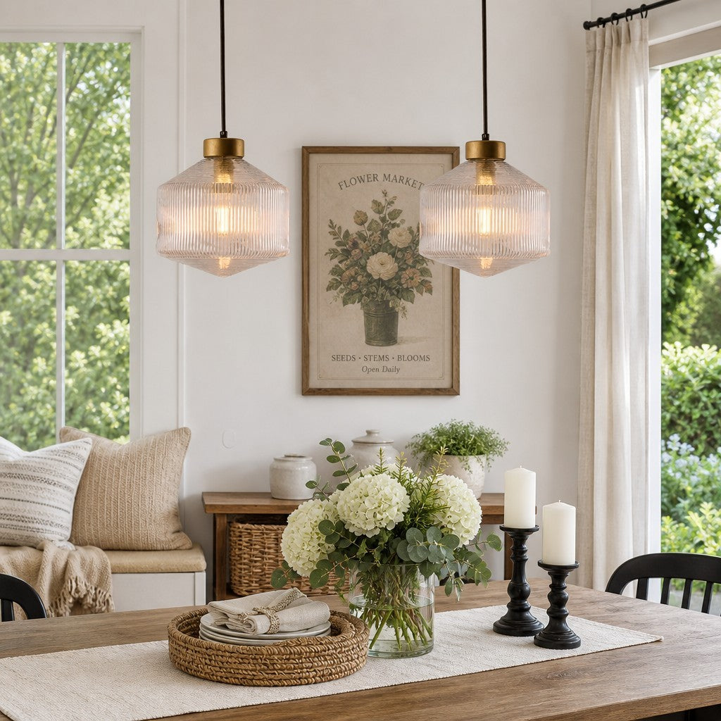 Bullard Modern Diamond Glass Pendant Light