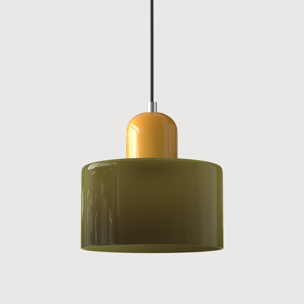 Colorful Creative Small Fresh Glass Shade Pendant Light