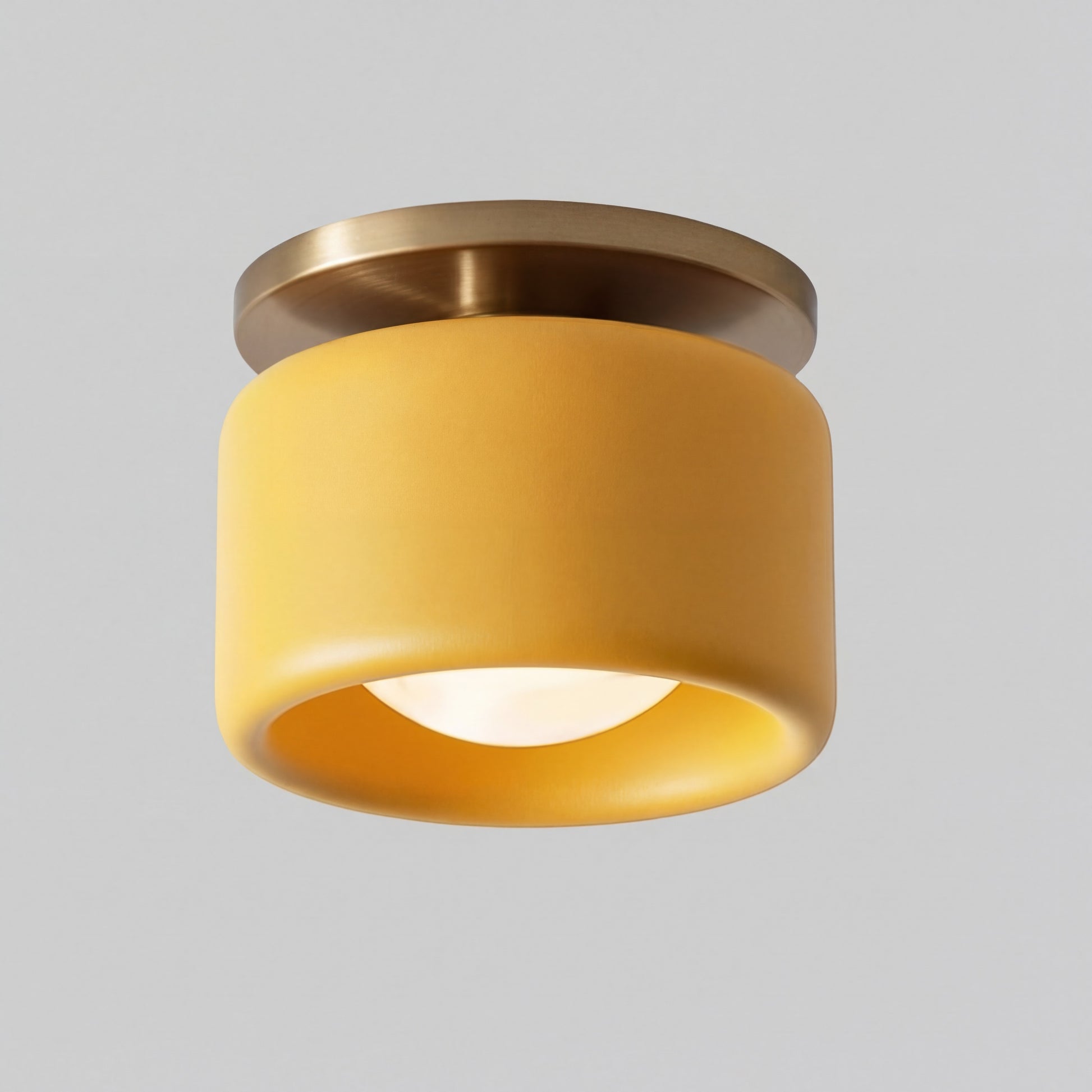 Aura Modern Porcelain Flush Mount Ceiling Light