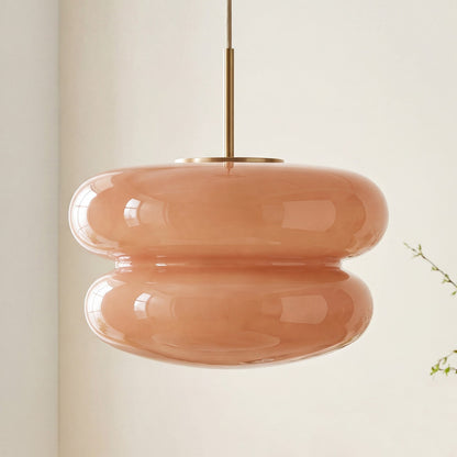 Josie Cream Bauhaus Opal Glass Pendant Light