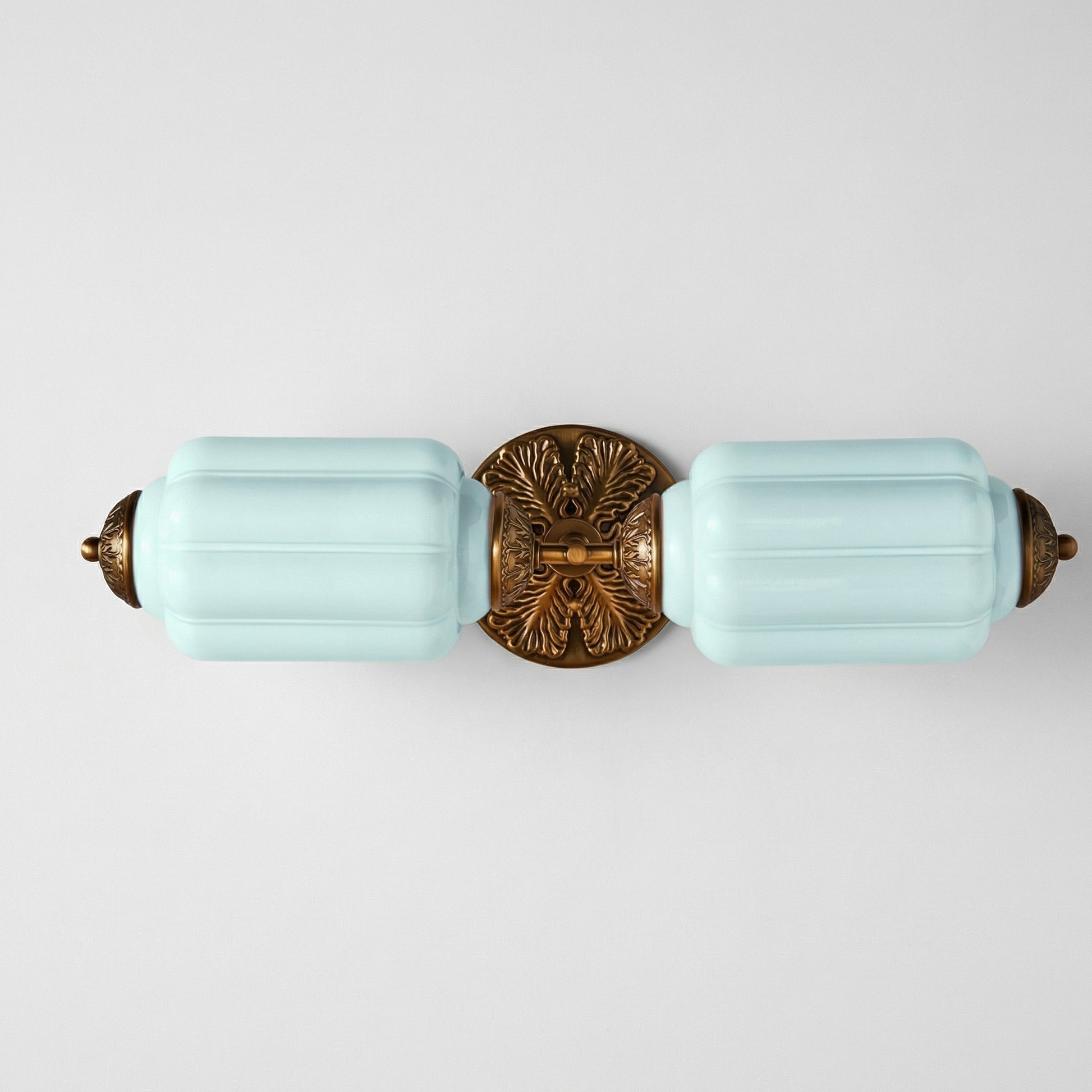 Hartnell Retro Colorful Art Deco Glass Eloise Wall Light