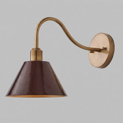 Ferm Minimalist Industrial Tapered Sconce