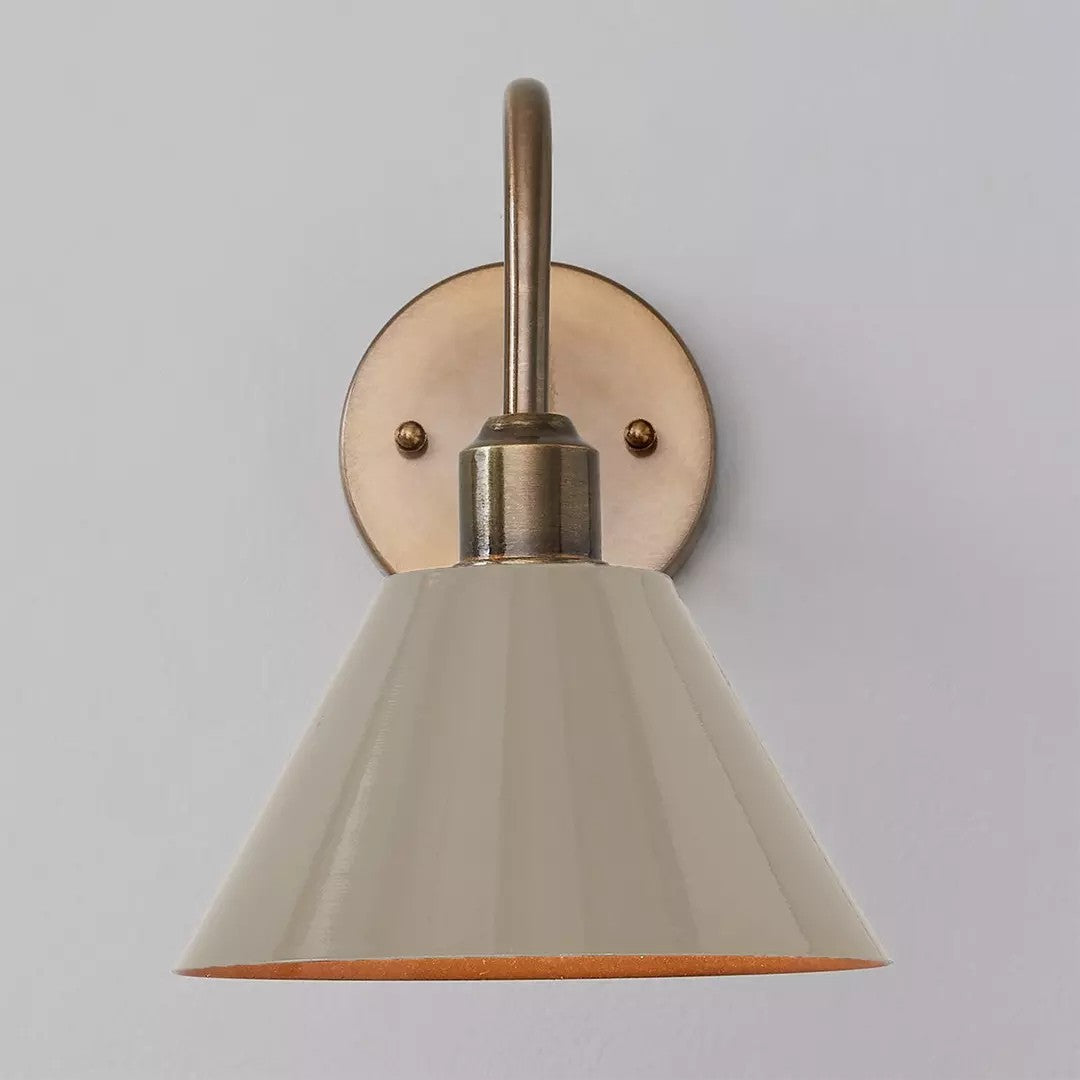 Ferm Minimalist Industrial Tapered Sconce