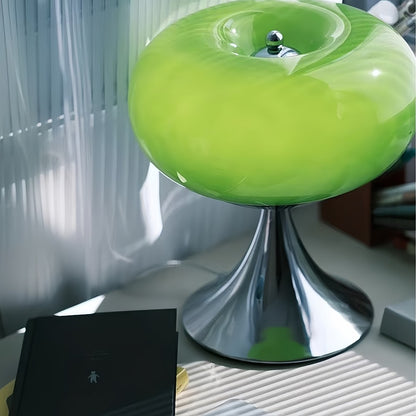Orilix Colorful Apple Bauhaus Glass Table Lamp