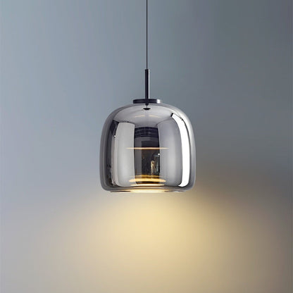 Raith Mouth Blown Glass Shade Pendant Light