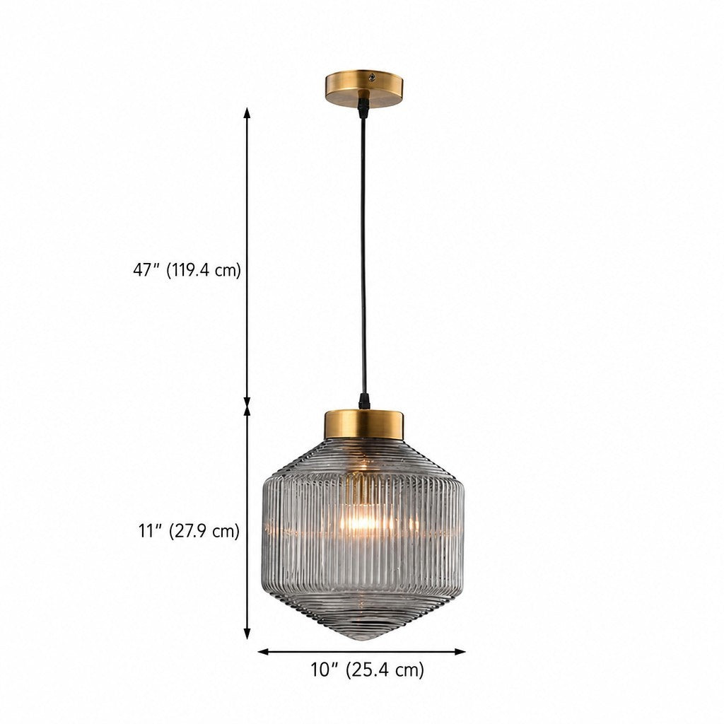 Bullard Modern Diamond Glass Pendant Light