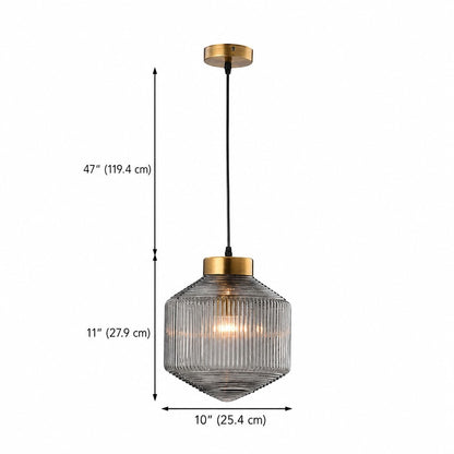 Bullard Modern Diamond Glass Pendant Light