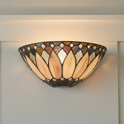 Cygnus Tiffany Stained Glass Wall Light