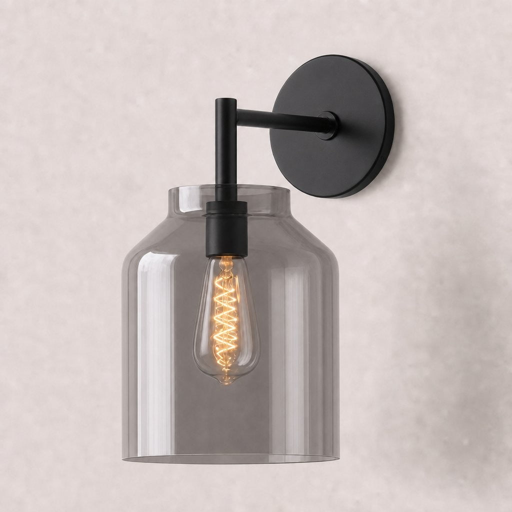 Drilon Nordic Minimalist Morandi Matte Metal Wall Sconce