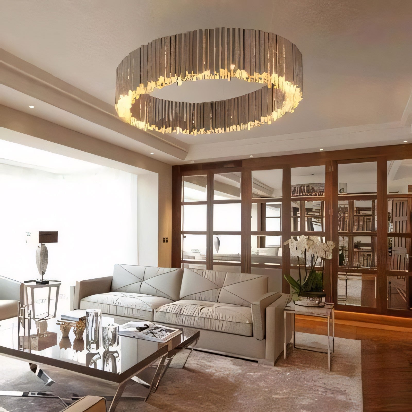 Jasper Facet Chandelier Collection