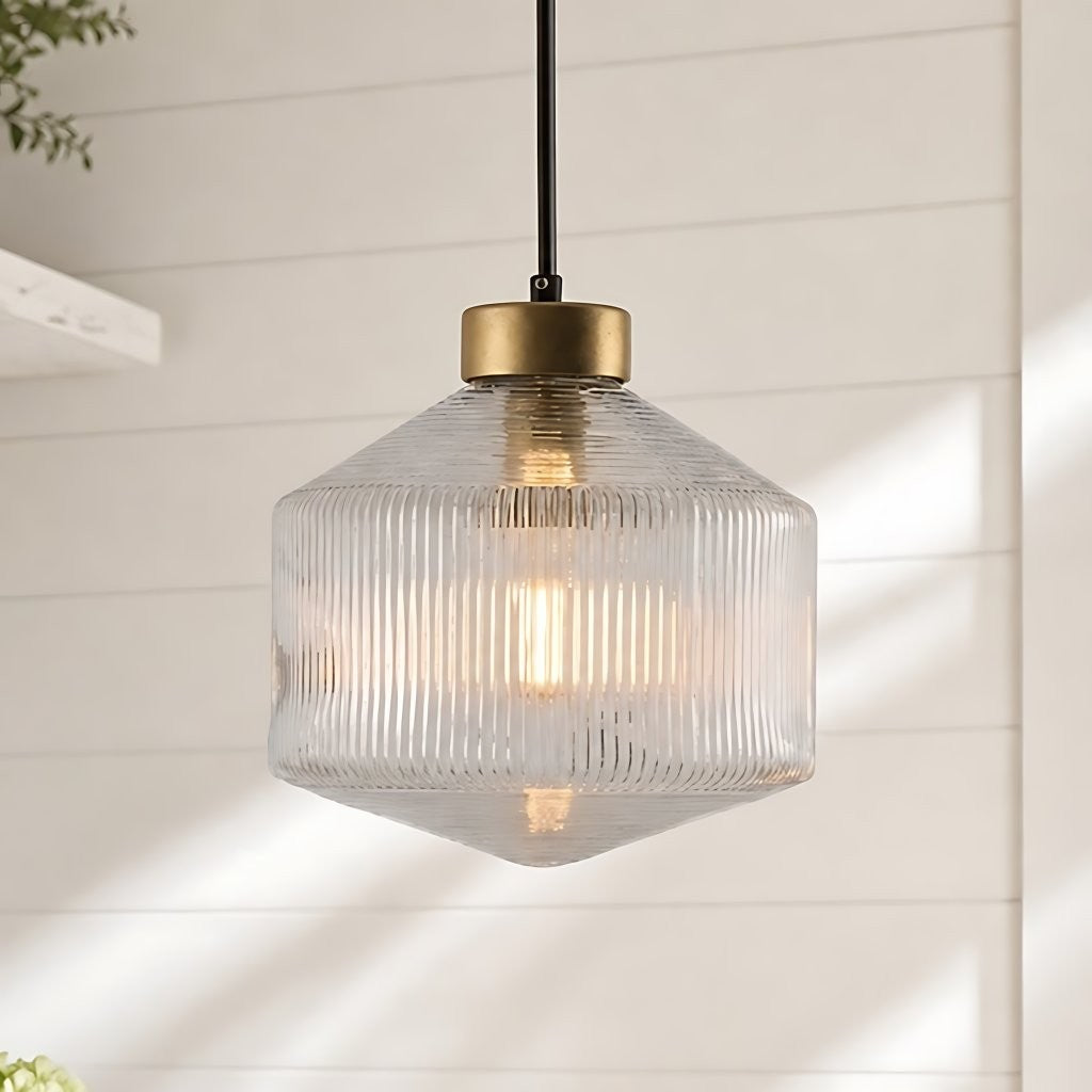 Bullard Modern Diamond Glass Pendant Light