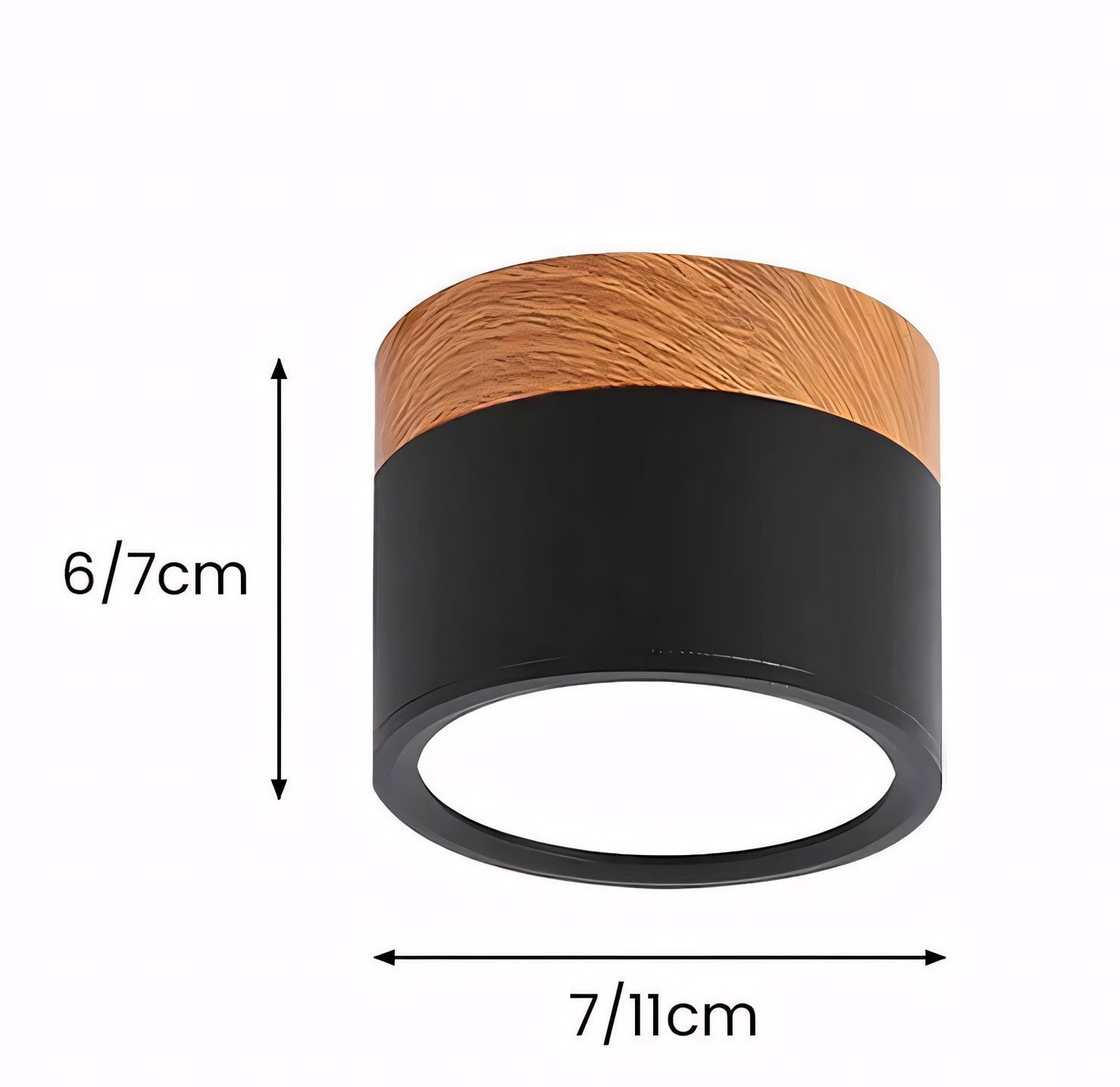 Cyrion Nordic Cylinder LED Flush Mount Ceiling Light