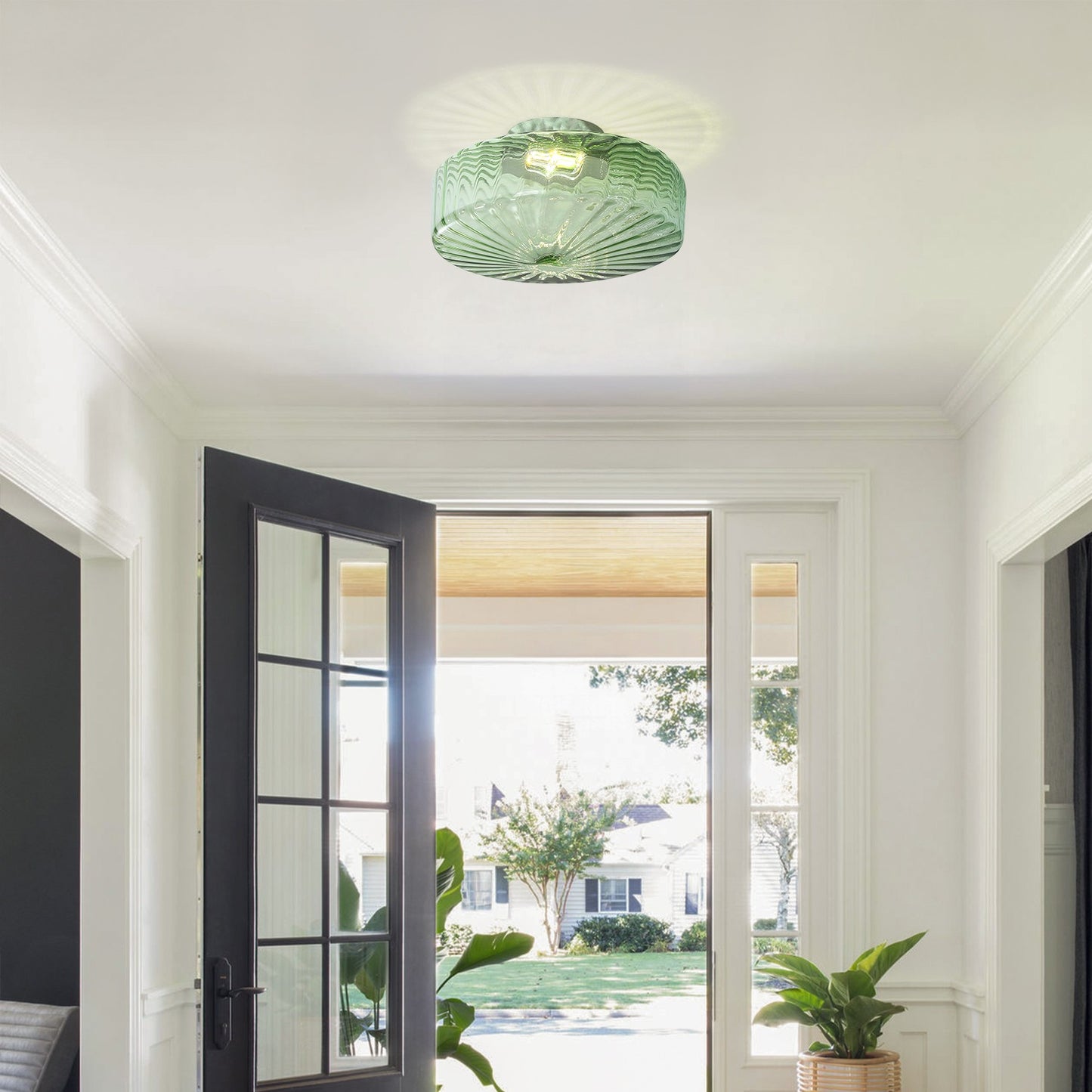 Remy Vintage Water Ripple Ceiling Lamp