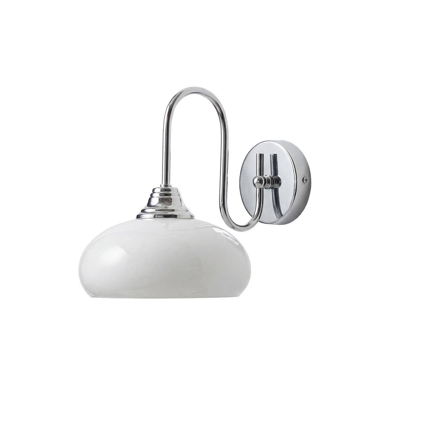 Ylvaen Bauhaus 1 Light Milk Glass Sconce