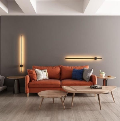 Aaradhya Modern Minimalist Rotatable Linear Black LED Wall Light