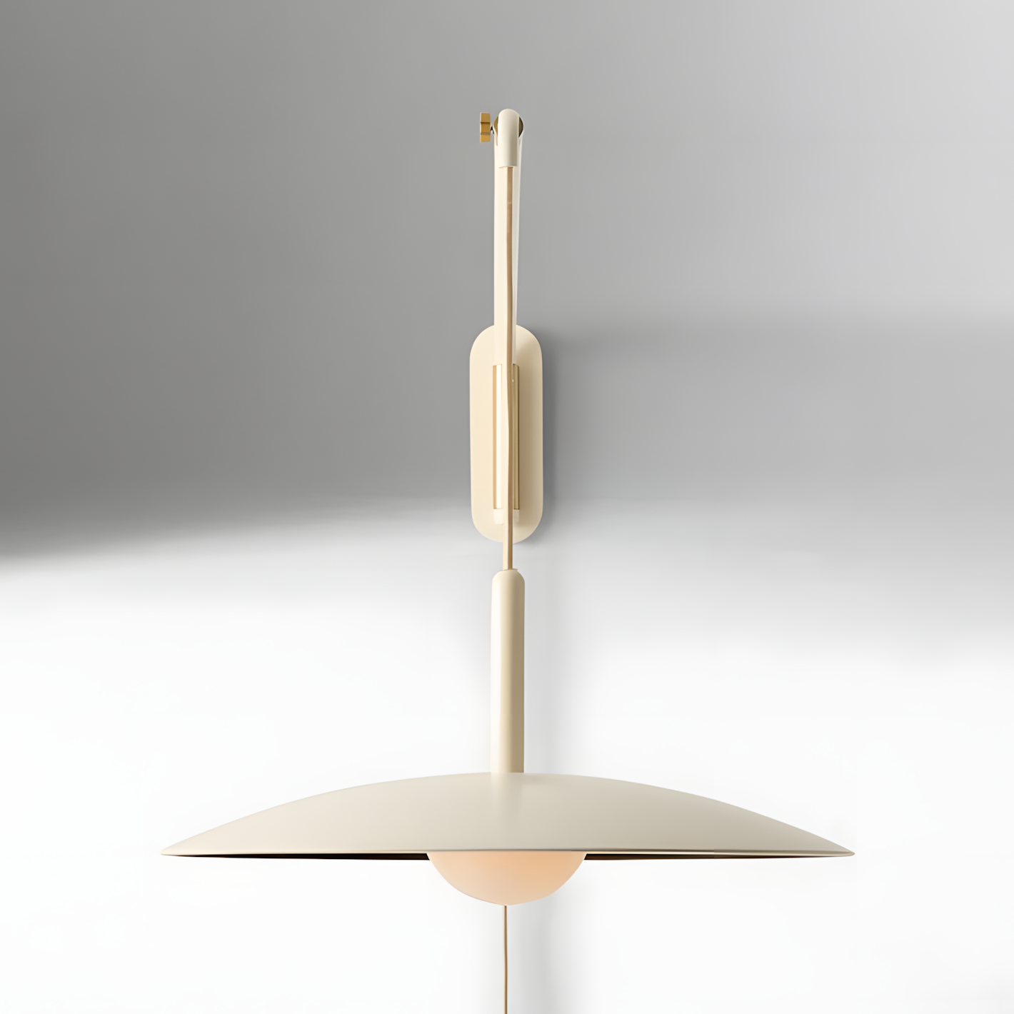 Cruz Minimalist Adjustable Plug-In Wall Sconce