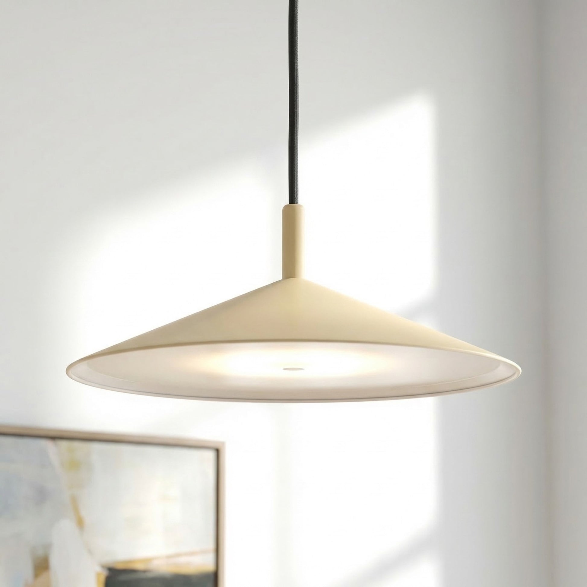 Tegan Scandinavian Cone Shaped Metal Pendant Light