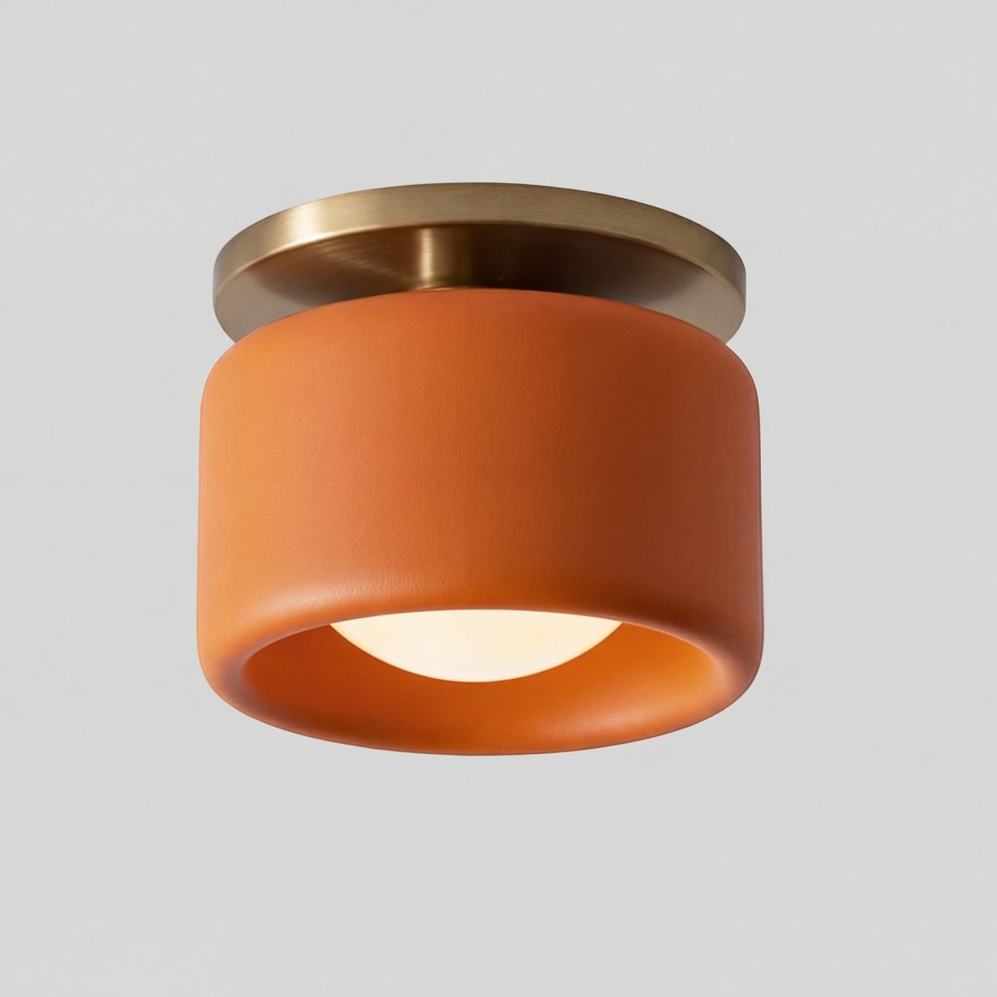 Aura Modern Porcelain Flush Mount Ceiling Light