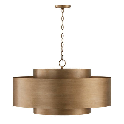 Aurelius Brushed Texture Metal Double Drum Chandelier