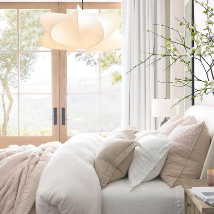 Orin Modern White Silk Cloud Pendant Light
