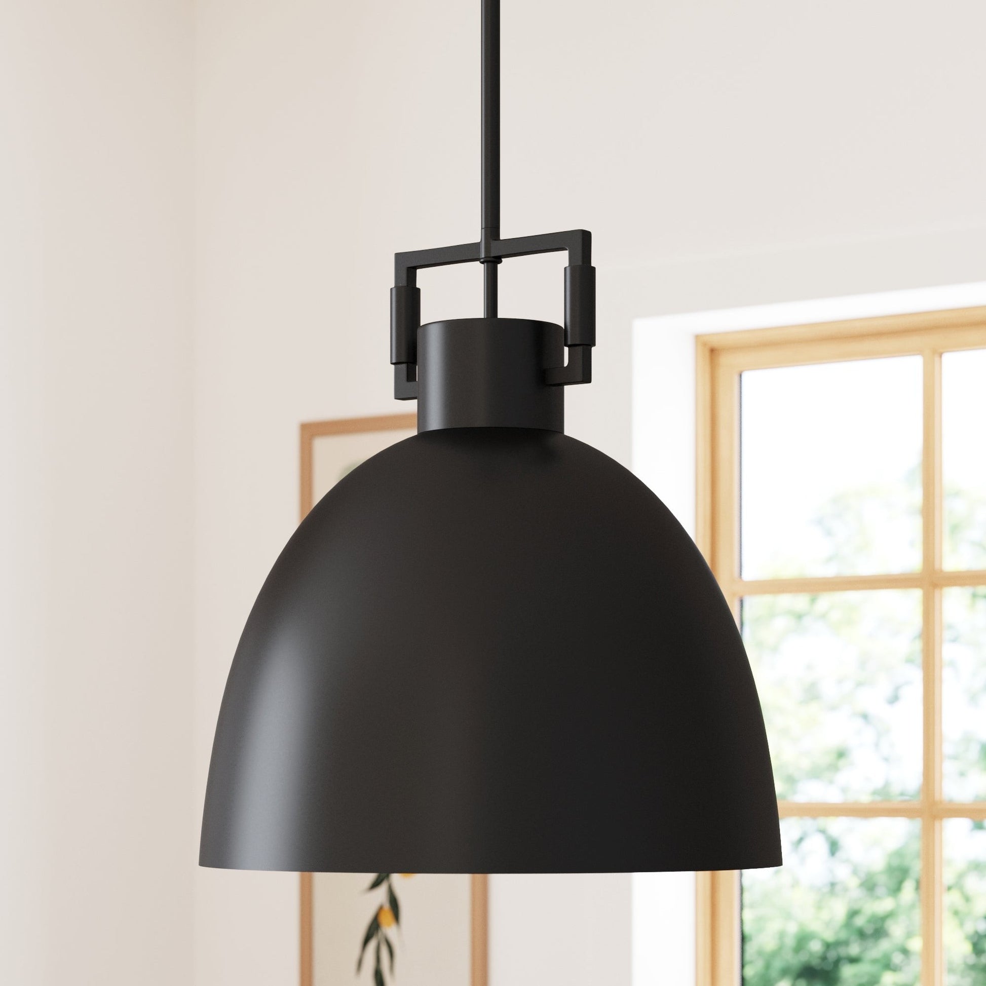 Hazel Industrial Style Metal Shade Pendant Light
