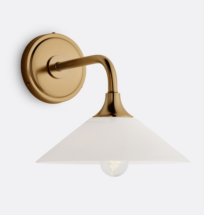 Musara Minimalist Glass Shade Wall Light