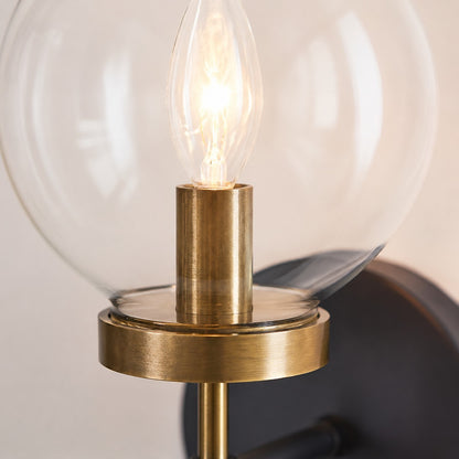 Aramis Farmhouse Glass Ball Sconce
