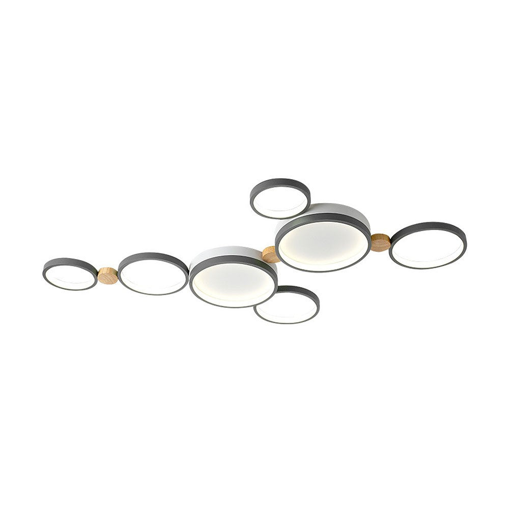 Phelith Modern Scandinavian Circle Ceiling Light