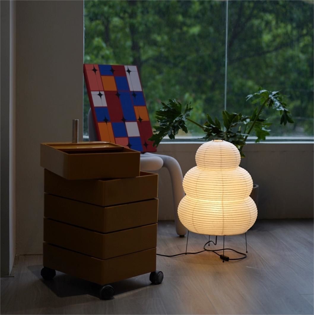 Asmi Miguel Japanese Paper Lantern Table Lamp