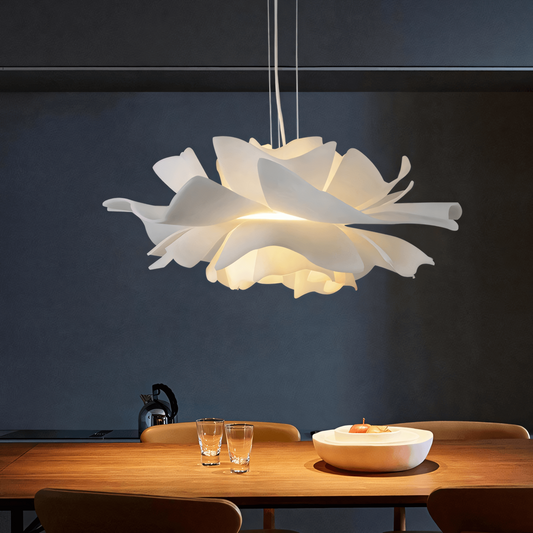 Lyronis White Flower Acrylic Pendant Light