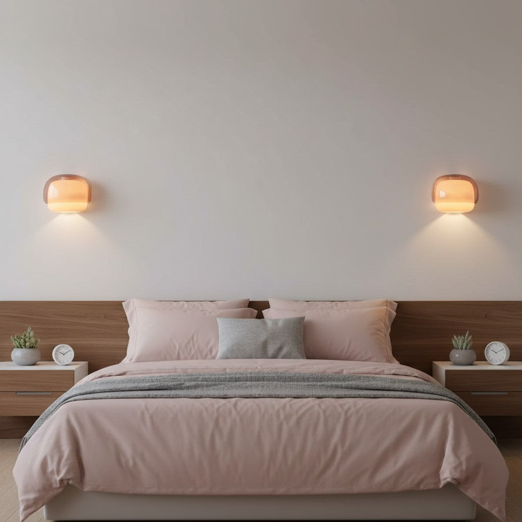 Norman Modern Colorful Layered Glass Wall Light