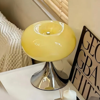 Orilix Colorful Apple Bauhaus Glass Table Lamp