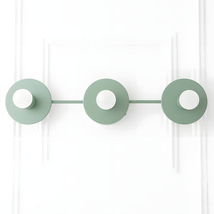 Marnie Nordic Colorful 3 Light Vanity Wall Light