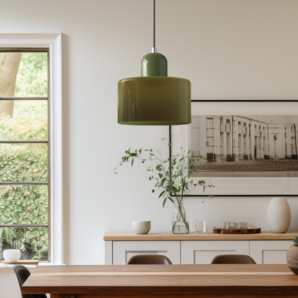 Colorful Creative Small Fresh Glass Shade Pendant Light