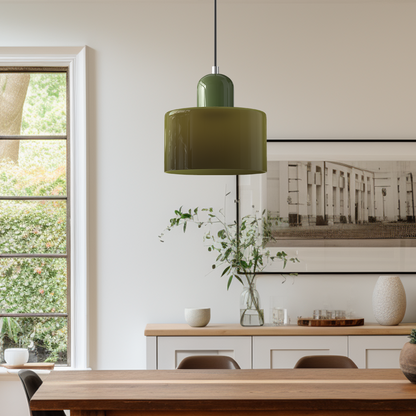 Colorful Creative Small Fresh Glass Shade Pendant Light