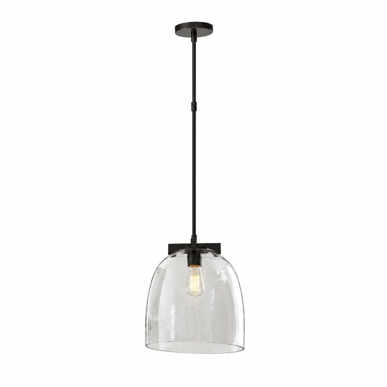 Titus Minimalist Transparent Glass Pendant Light