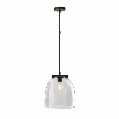 Titus Minimalist Transparent Glass Pendant Light