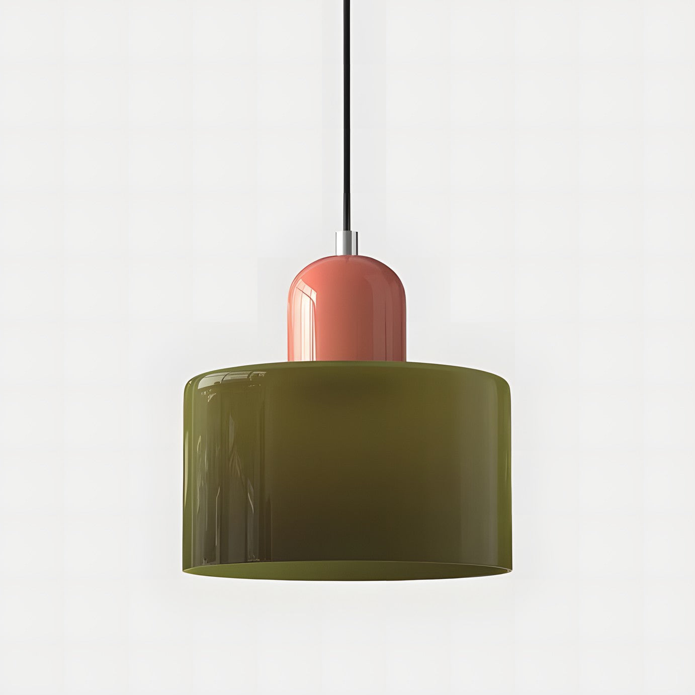 Colorful Creative Small Fresh Glass Shade Pendant Light