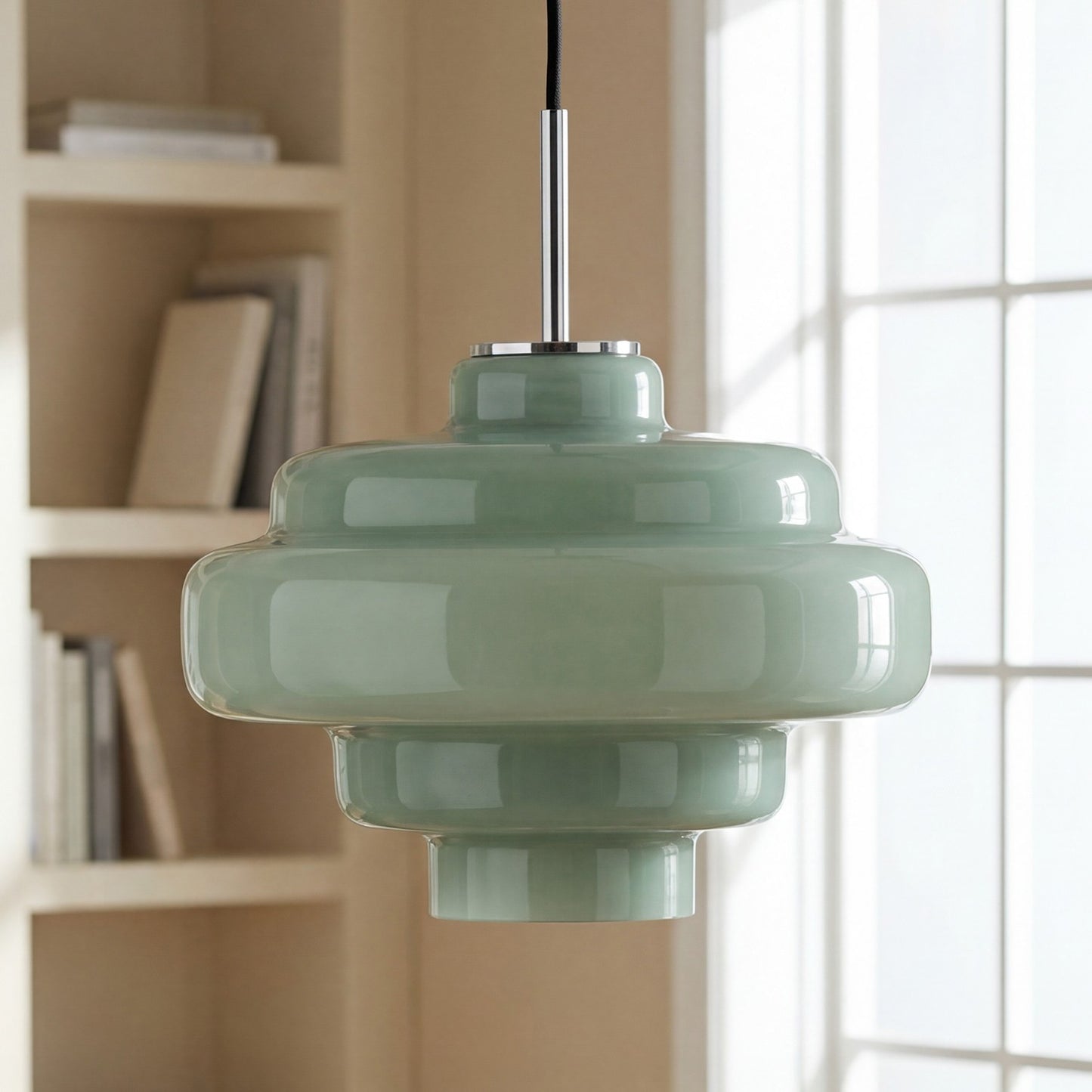Yves Vintage Tiered Glass Pendant Light