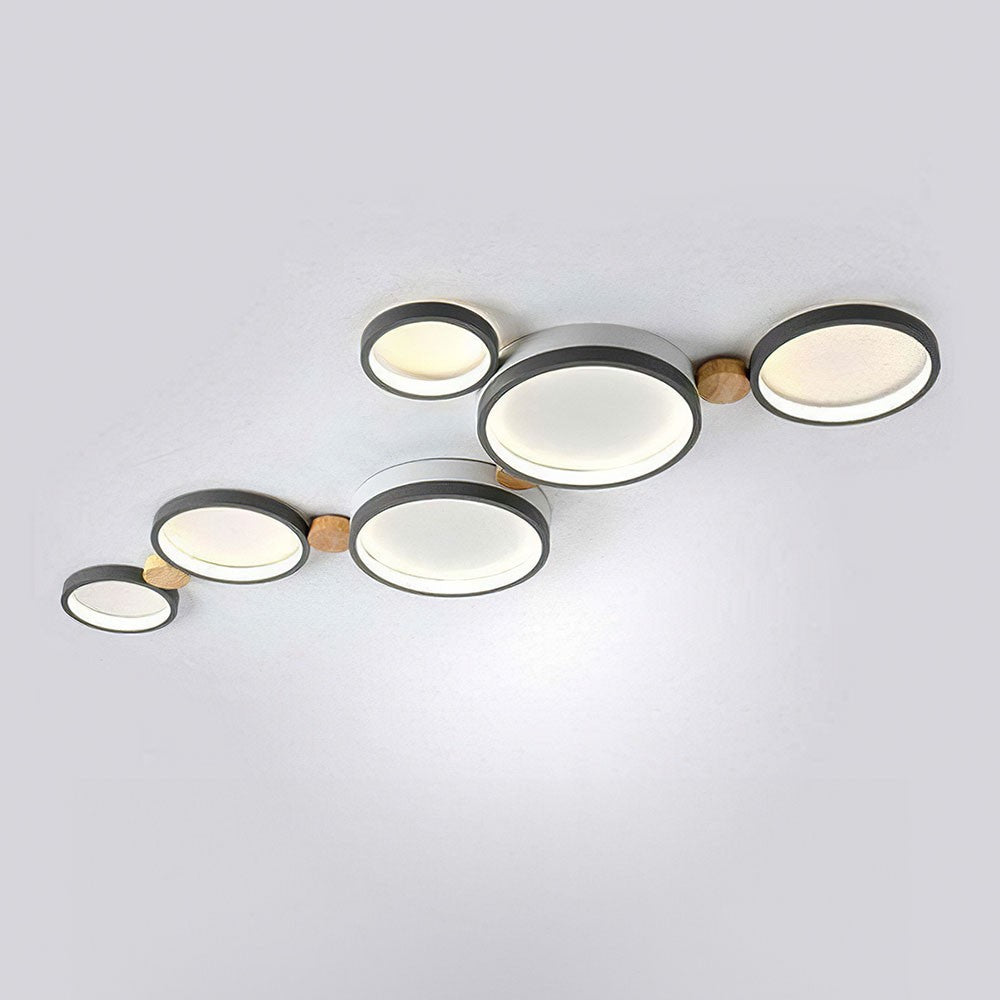 Phelith Modern Scandinavian Circle Ceiling Light