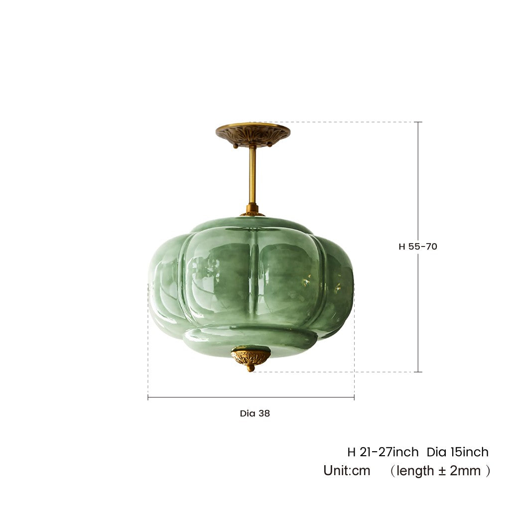 Ozita Retro Semi-Flush Mount Eloise Pendant Light